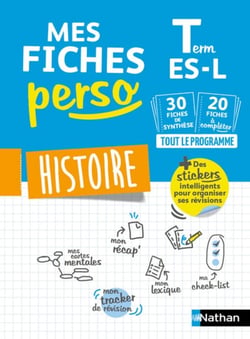 Mes fiches perso : histoire - terminale ES-L (édition 2019)