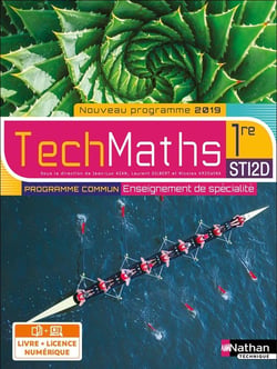TechMaths : techmaths - 1re - STI2D - enseignement commun et de spécialité (édition 2019)