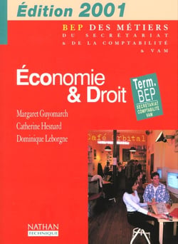 Economie et droit term bep secretariat comptabilite eleve 2001