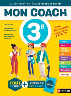 Mon coach : toutes les matières - 3e (édition 2020)