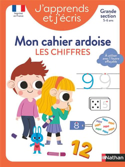 J'apprends et j'écris : Les chiffres - GS - mon cahier ardoise (édition 2024)