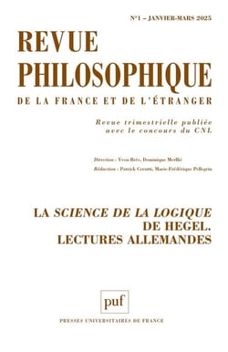 La science de la logique de Hegel : Lectures allemandes (édition 2025)