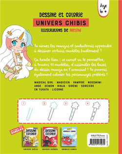 Dessine et colorie - univers chibis