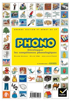 Phono - développer les compétences phonologiques - maternelle - GS et début de CP - guide du maître