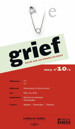 Revue sur les mondes du droit n.10/2