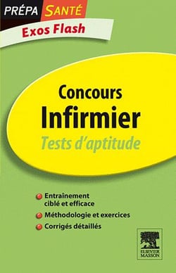Concours infirmier - test d'aptitude - prépa santé - exos flash