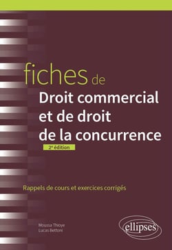 Fiches de droit commercial et de droit de la concurrence : A jour au 1er mai 2024 (2e édition)