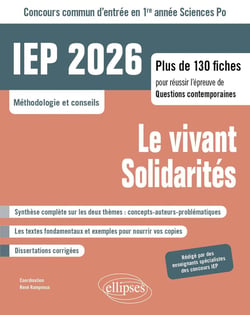 Concours commun IEP 2026 : Le vivant / solidarités