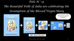 The beautiful dolls of Julia pray for our Lady of the miraculous medal