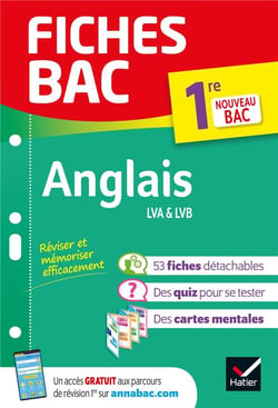 Fiches bac : anglais - 1re