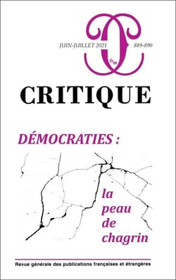 Revue Critique n.889-890 : Démocraties : la peau de chagrin