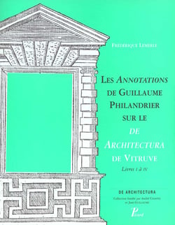 Les annotations de guillaume philandrier sur le de architectura de vitruve t.1 a 4