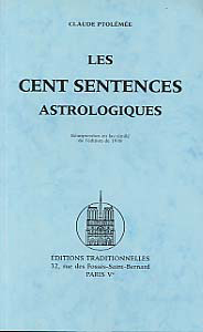 Les cent sentences astrologiqu