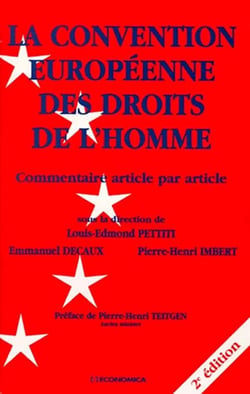 La convention européenne des droits de l'homme - commentaire article par article