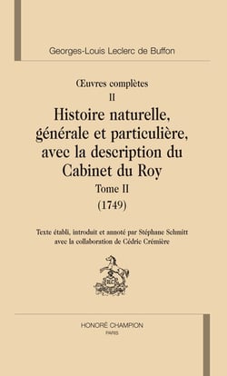 Oeuvres complètes Tome 2 - histoire naturelle Tome 2