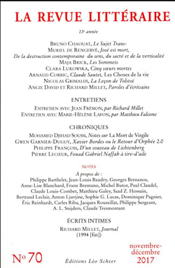 LA REVUE LITTERAIRE n.70