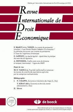 Revue internationale de droit économique n.2006/2