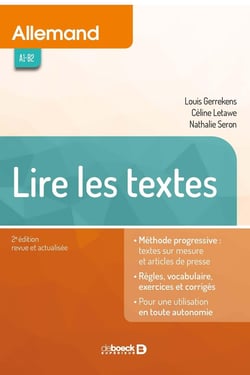 Allemand - lire les textes