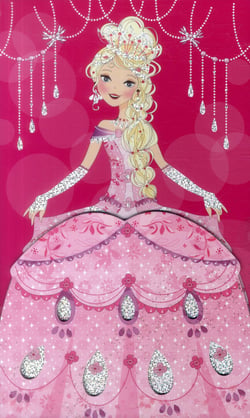 Princesses - cartes à pailleter