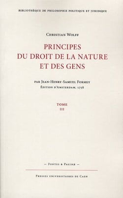 Principes du droit de la nature et des gens, Tome 3 (Nouvelle édition)