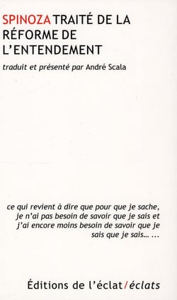 Traité de la réforme de l'entendement