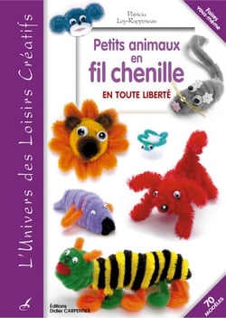 Petits animaux en fil chenille en toute liberté