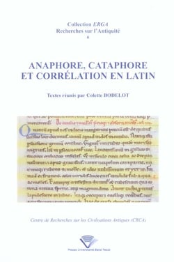 Anaphore, cataphore et corrélation en latin