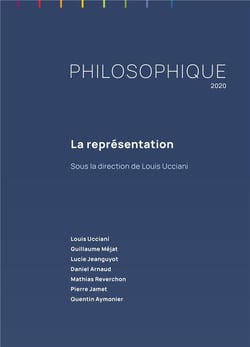 Philosophique, année 2020 : La représentation