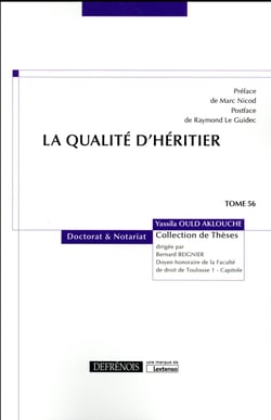 LA QUALITÉ D'HÉRITIER