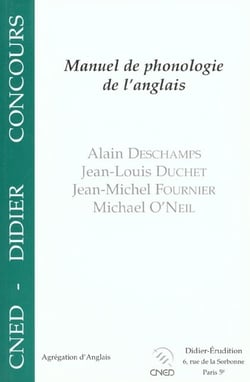 Manuel de phonologie de l'anglais