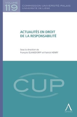 Actualités en droit de la responsabilité