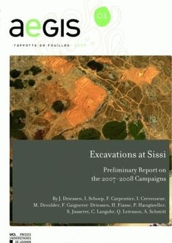 Aegis t.1 - excavations at Sissi, preliminary report on the 2007-2008 campaigns
