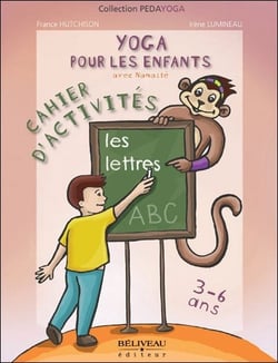 Yoga pour les enfants avec namasté - les lettres - cahier d'activités