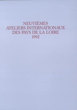 Ixe ateliers internationaux du frac des pays de la loire - 1992