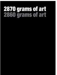 2870 grams of art