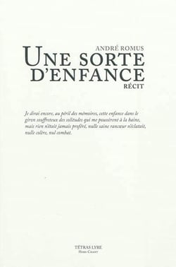 Une sorte d'enfance