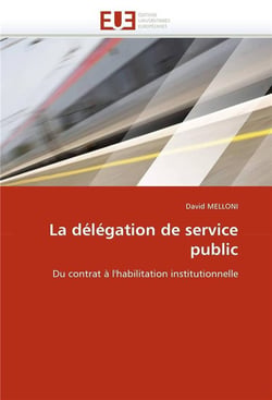La delegation de service public