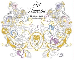 Art nouveau - 12 cartes avec enveloppes
