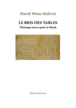 Le bris des tables : théologie juive après la Shoah