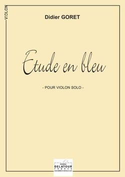 Etude en bleu pour violon