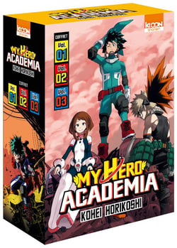My Hero Academia : coffret Tomes 1 à 3