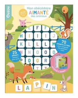 Mon aventure aimantée : Mon abécédaire aimanté des animaux