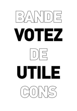 Votez utile - bande de cons