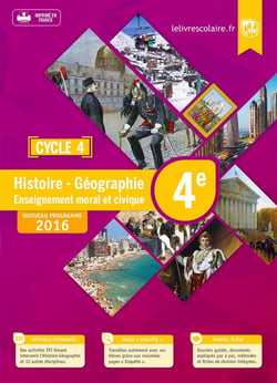 Histoire-géographie-emc - 4e (édition 2016)
