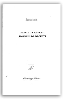 Introduction au sommeil de Beckett