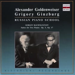 Rachmaninoff : Suites pour deux pianos Op.5 - Op.17 - CD