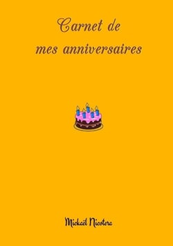 Carnet de mes anniversaires