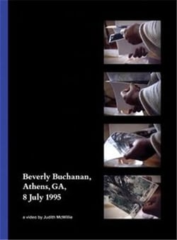 Beverly Buchanan, Athens, ga, 8 july 1995
