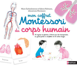 Mon coffret Montessori : mon coffret Montessori du corps humain