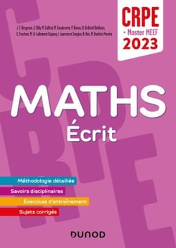 Je prépare : concours professeur des écoles - mathématiques - écrit / admissibilité
